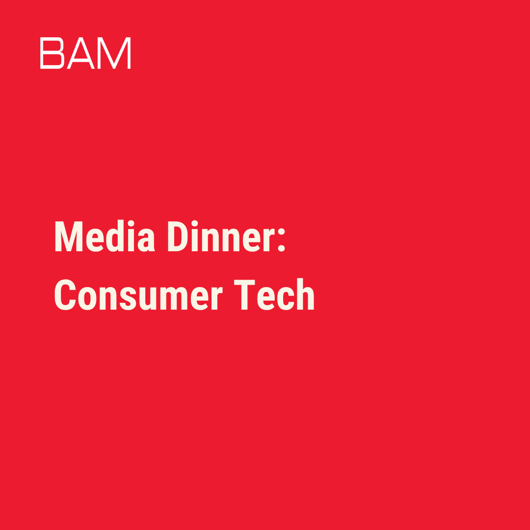 San Francisco: Consumer Tech Dinner